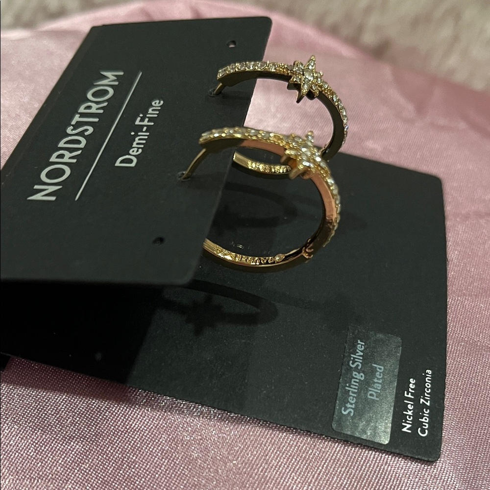Astra Celestial Hoop Earrings - Picture 4 of 4